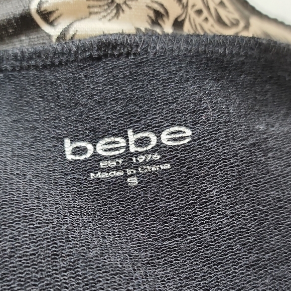 Bebe Black Hooded Maxi Dress S - Picture 7 of 7